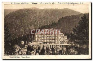 Old Postcard Semmering Place Hotel