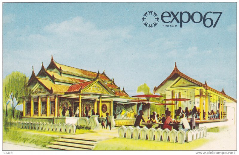 expo67 , MONTREAL , Quebec , Canada ; Pavilion of Burma