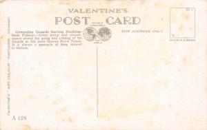 Grenadier Guards Leaving Buckingham Palace, early postcard, Unused