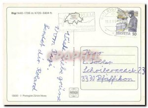 Modern Postcard Rigi