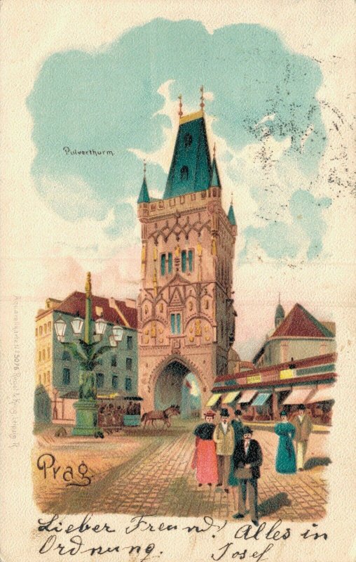 Czech Republic Praha Prague Prag Litho 05.33