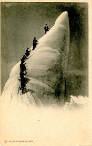 Switzerland - Ascending the Matterhorn circa 1898