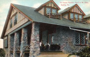Kuechler's Roost Mount Penn Reading Pennsylvania PA Famous Landmark Postcard