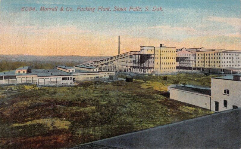 Postcard Morrell and Company Packing Plant in Sioux Falls, South Dakota~130512