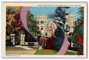 1946 Joslyn Castle Officers School Board Omaha Nebraska NE Multi-View Postcard
