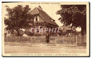 Postcard Old Houses Ouvrieres Theodore De La Mine Wittenheim quotes