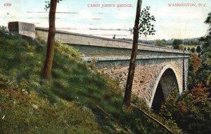 Vintage Postcard 1911 Cabin John's Bridge Washington D.C. A.C. Bosselman & Co.