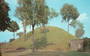 Postcard The Grave Creek Famous Mammoth Mound Moundsville West Virginia VA