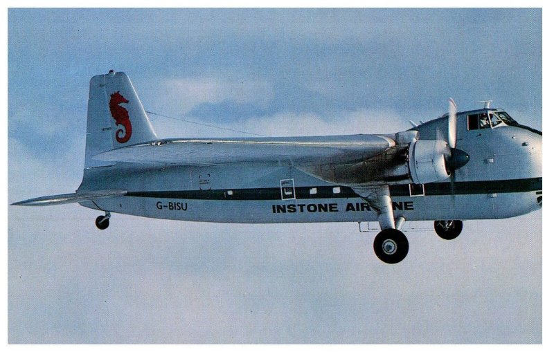 Instone Air Line BISU Bristol 1 70 Freighter Airplane Postcard