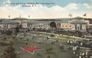 SYRACUSE, NY New York  STATE DAIRY & GRANGE BLDG~State Fair  c1910's Postcard