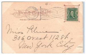 1907 Casino, Shippan Point, Stamford, CT Postcard