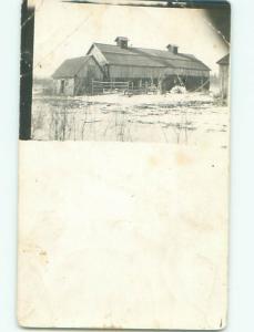 Old rppc BUILDING SCENE Architecture Postcard AB1204