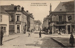 CPA St-GEORGES-sur-LOIRE - Carrefour des Quatre Routes (127363)