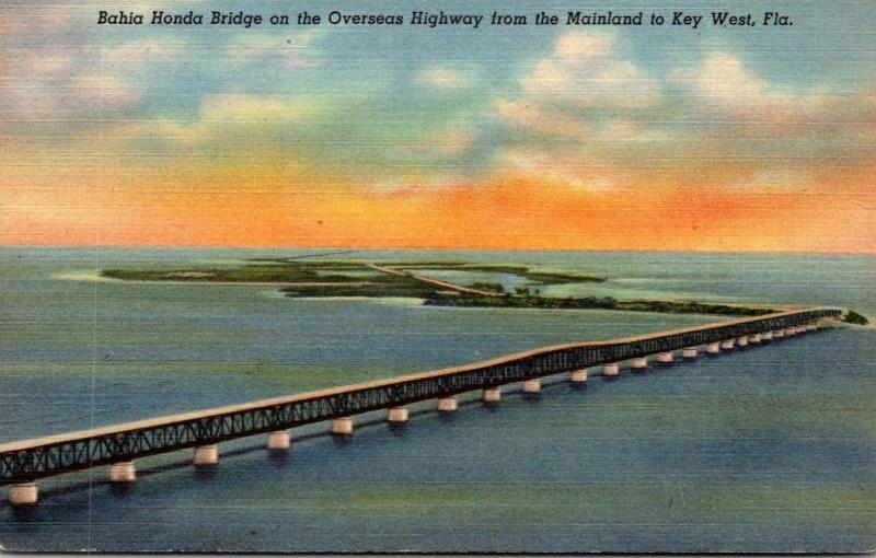 Florida Keys Bahia Honda Bridge On The Overseas Highway Curteich