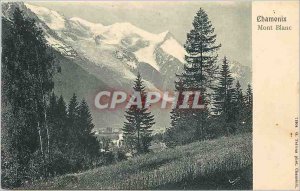 Old Postcard Chamonix