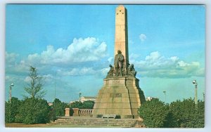 Monument Jose P. Rizal National Hero MANILA PHILIPPINES Postcard