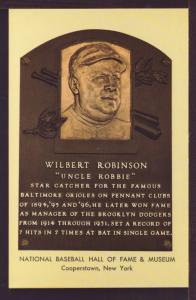 Wilbert Robinson Baseball Hall Fame Post Card 3291