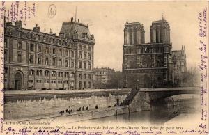 CPA PARIS (1e) - Notre Dame de Paris , la Préfecture de Police (214090)