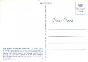 John Hancock Center   Chicago, Illinois, USA Continental Size: Approx 4 X 6 i...