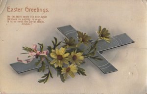 Beenham Berkshire Postmark Frank 1912 Easter Greetings Postcard