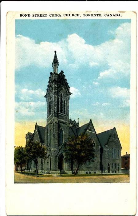 TORONTO ON - Bond Street Congregational Church