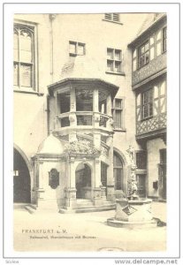 Rathaushof, Wendeltreppe Mit Brunnen, Frankfurt a. M. (Hesse), Germany, 1900-...