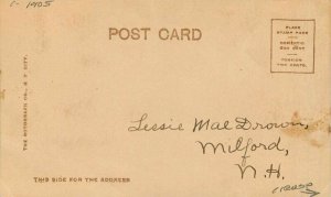 C-1905 Dog Cat waiting for Milkman Rotograph B821 Postcard undivided 21-12211