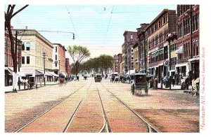 New Hampshire Manchester, Elm Street looking North