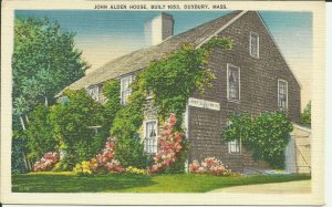 Duxbury, Mass., John Alden House, Built 1653