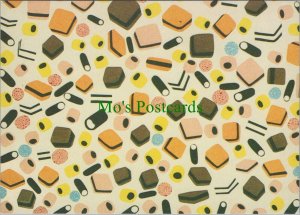 Food & Drink Postcard - Confectionery - Sweets - Liquorice Allsorts   RR13801