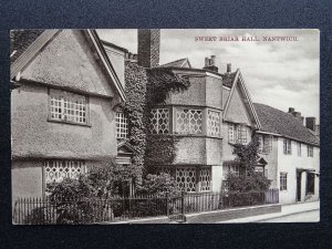 Cheshire NANTWICH Sweet Briar Hall c1906 Postcard by Shaw of Burslem