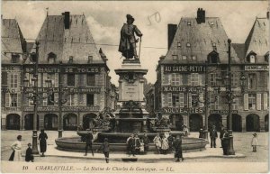 CPA CHARLEVILLE - La Statue de Charles de Gonzague (135044)
