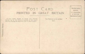 WWI Belgian Army Lancers in Shelter c1915 Postcard