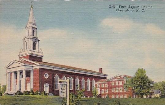 First Baptist Church Greensboro North Carolina