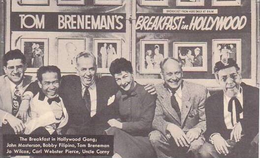 California Hollywood Tom Brennan's Breakfeast In Hollywood Gang