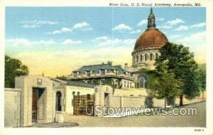 Main Gate, US Naval Academy in Annapolis, Maryland