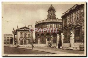 Old Postcard Oxford Sheldonian Theater