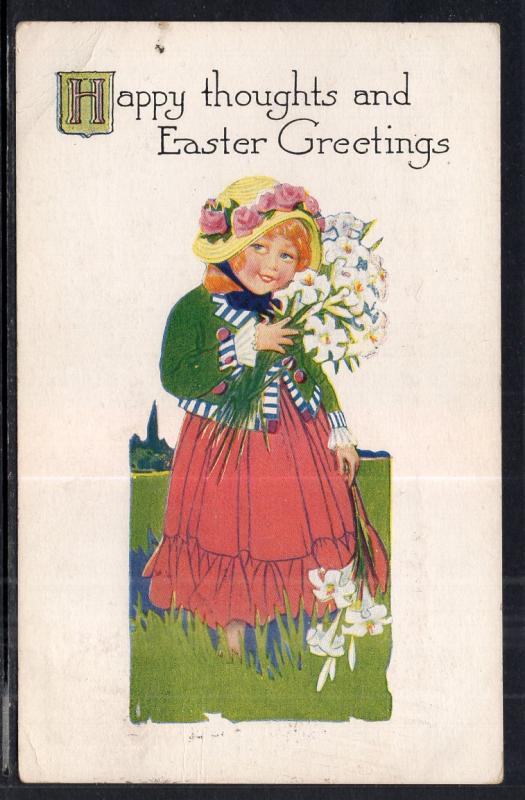 Easter Greetings Girl BIN