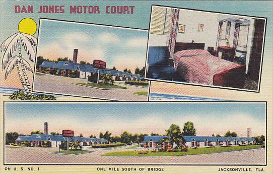 Florida Jacksonville Dan Jones Motor Court 1955