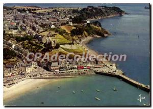 Modern Postcard Cancale Vue Generale On Plane Taking