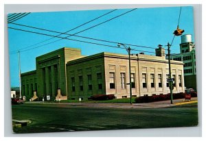 Vintage 1960's Postcard US Post Office in Mid Century Portsmouth Ohio