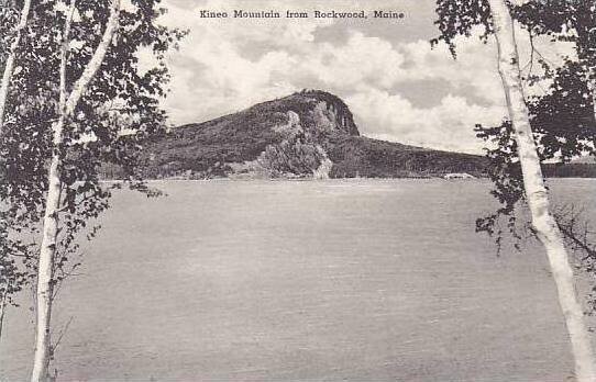 Maine Rockwood the Kineo Mountain From Rockwood Albertype