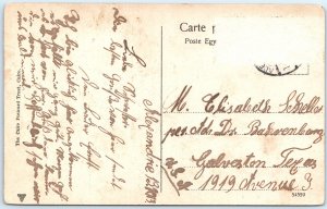 c1910s Cairo, Egypt Ancient Ruin Mosque Minarets Domes Islamic Architecture A353