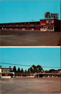 Buffalo Motel and Jamestown Motel, Jamestown ND c1972 Vintage Postcard O66