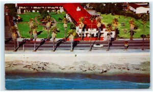 SANTA BARBARA, CA California ~ Roadside LA CASA DEL MAR Motel c1950s Postcard