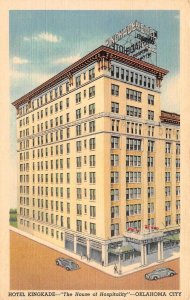 Oklahoma City, OK Oklahoma  HOTEL KINGKADE  ca1940's Curteich Linen Postcard