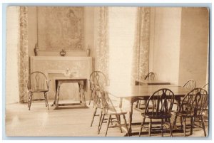 c1920 Warren Club House Dining Room Interior East Hickory PA RPPC Photo Postcard 
