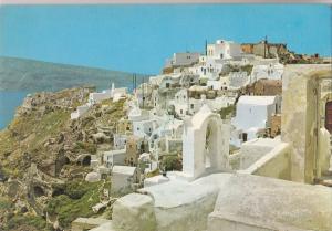 BF26208 thera vue du village oia  greece  front/back image