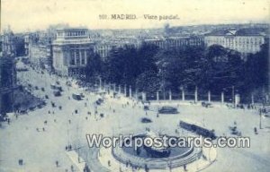 Vista Parcial, Madrid Spain Tarjeta Postal Unused 