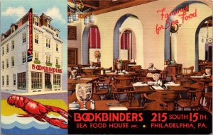 Linen PC Bookbinders Seafood House Restaurant Philadelphia, Pennsylvania~136056